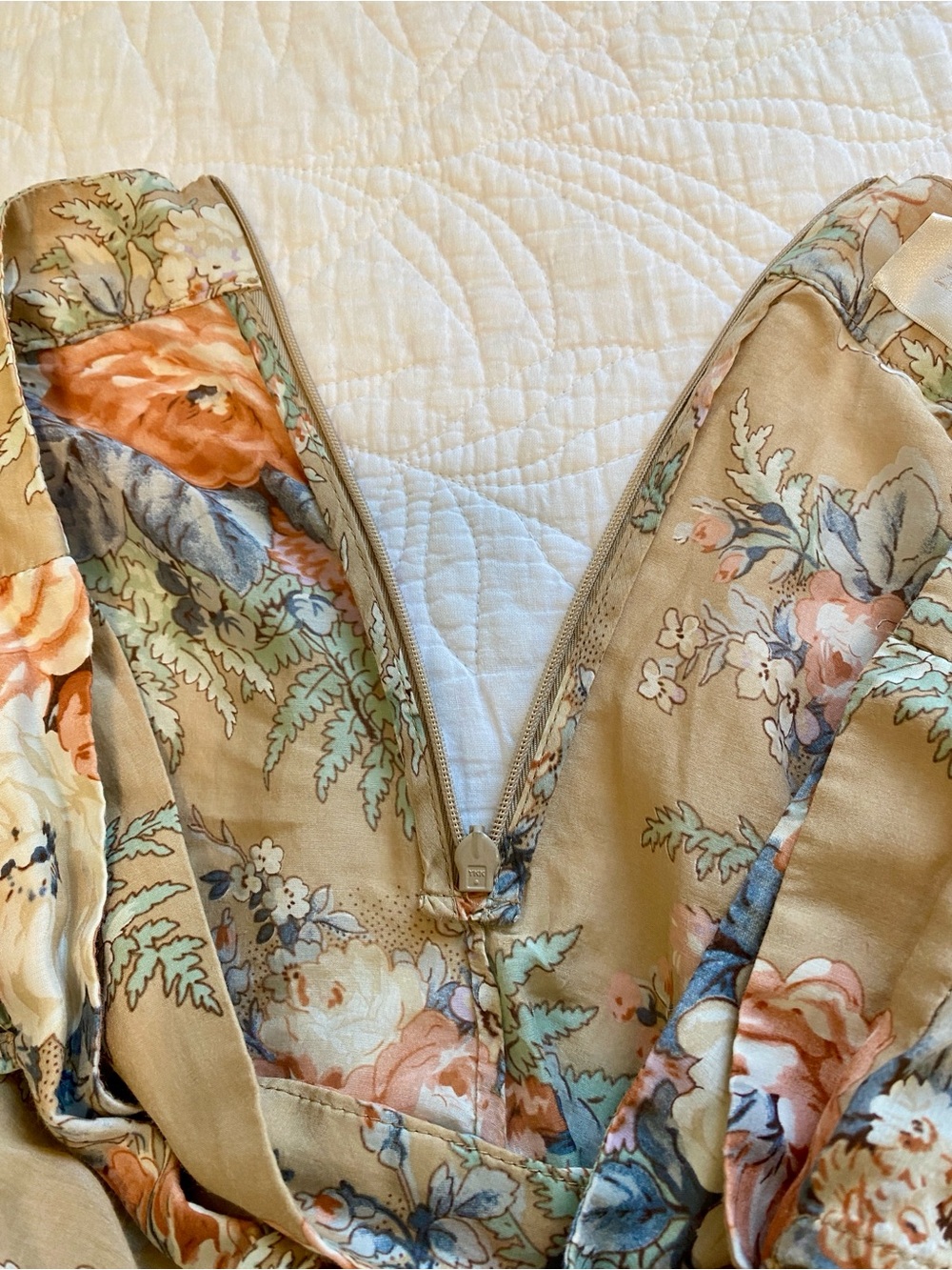 Zimmermann Corsair Floral Cotton Silk Tie Wrap Wide-Leg Pants Size US 6 - Picture 10 of 13
